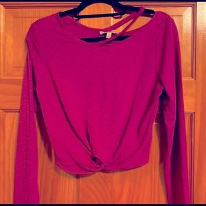 Express medium magenta shirt